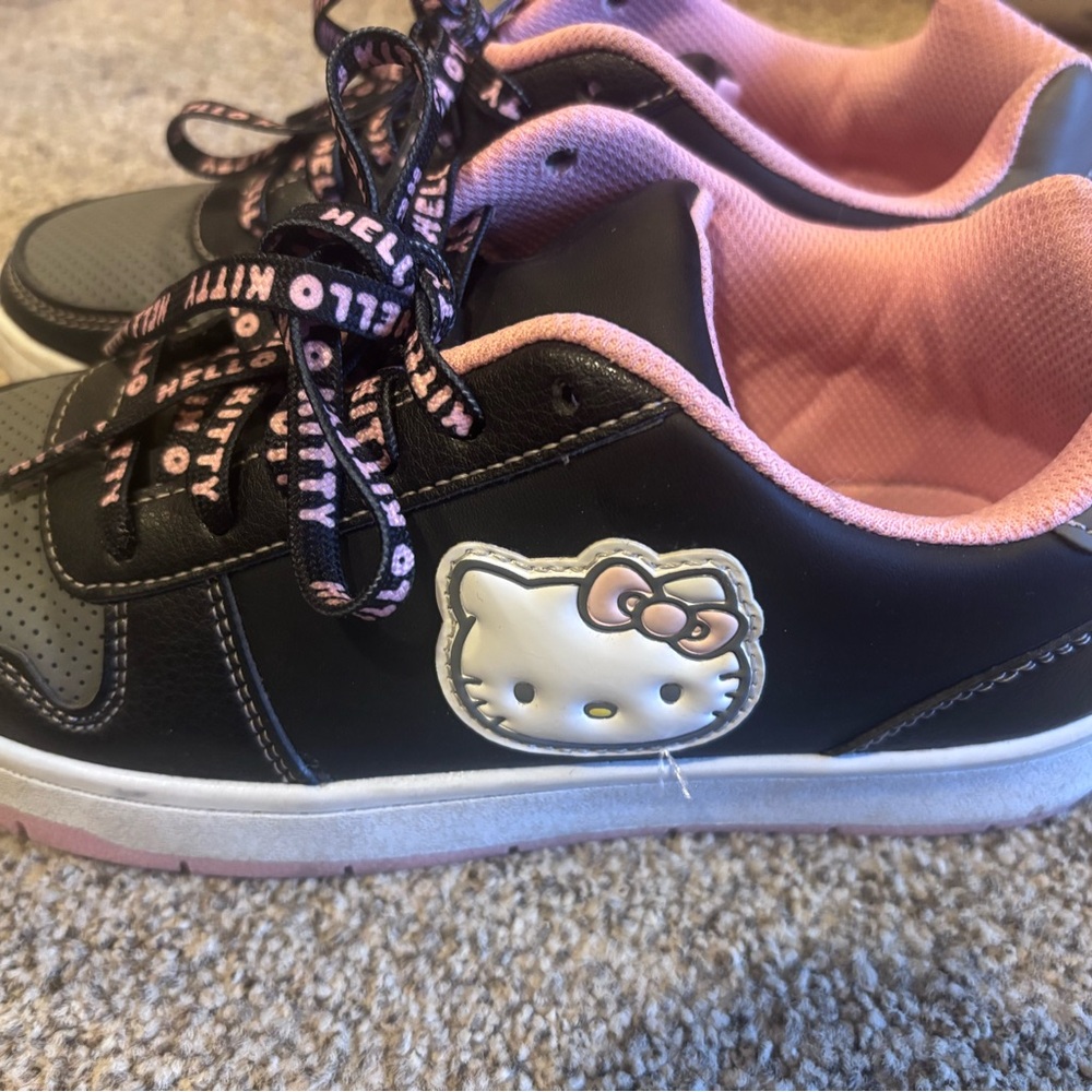 Hello Kitty Black and Pink Kids Shoes